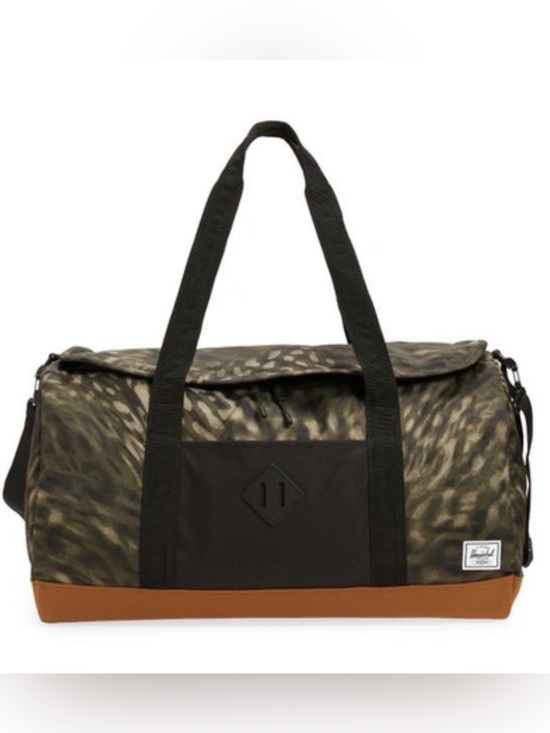 Herschel Supply Company Handbags - Herschel Heritage Duffle Bag – Forest Leopard Rubber Camo 40L Weekend Travel Bag